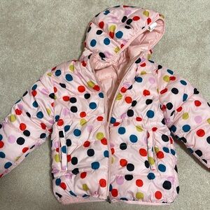 Hanna Andersson Reversible Puffer Winter Jacket